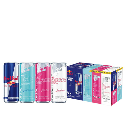 Variety Pack Energy Drink 8 X 250ml by Red Bull