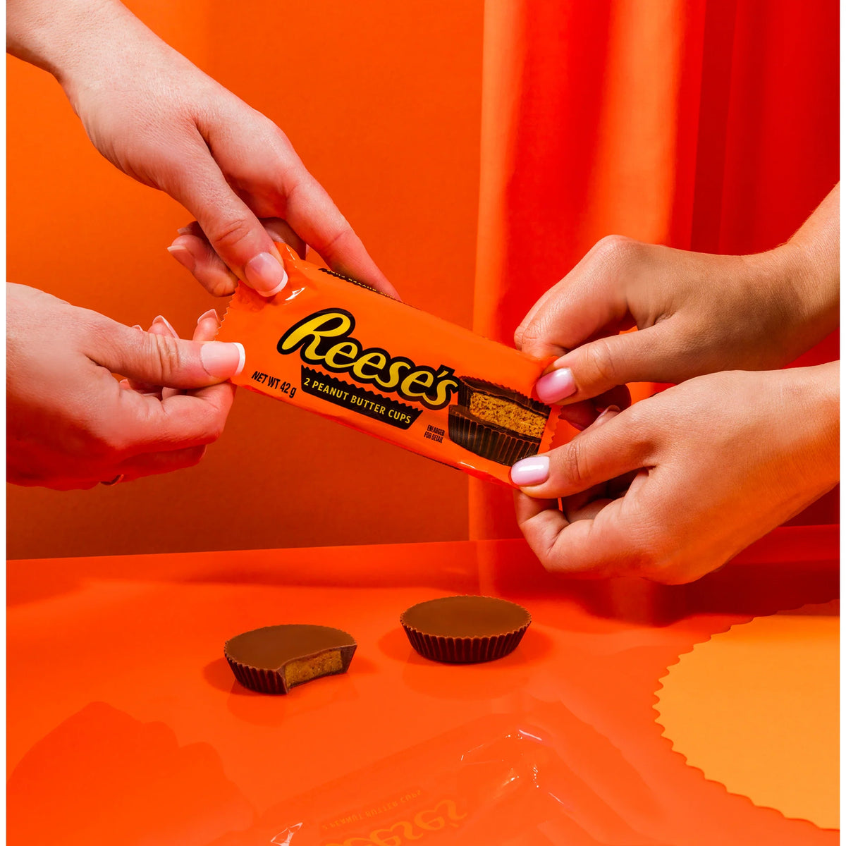 Peanut Butter 2 Cups Multipack 3 X 42g by Reese's at The British Vault