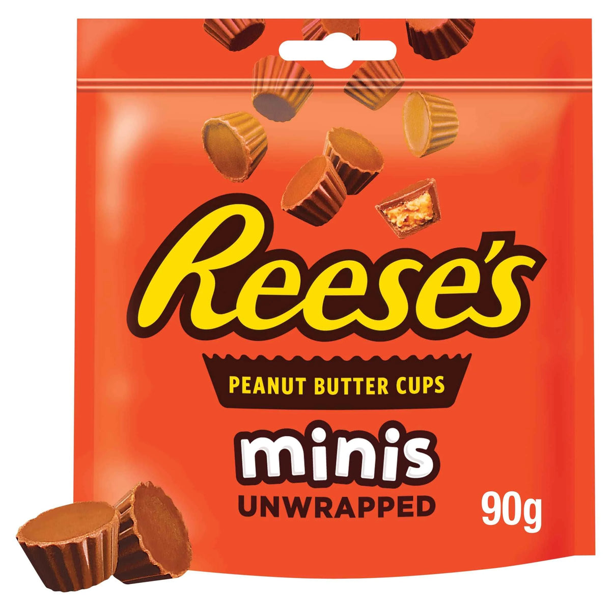 Peanut Butter Cups Minis Unwrapped 90g by Reese's