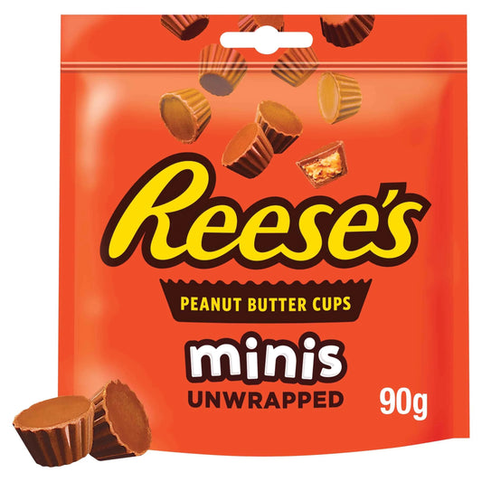 Peanut Butter Cups Minis Unwrapped 90g by Reese's