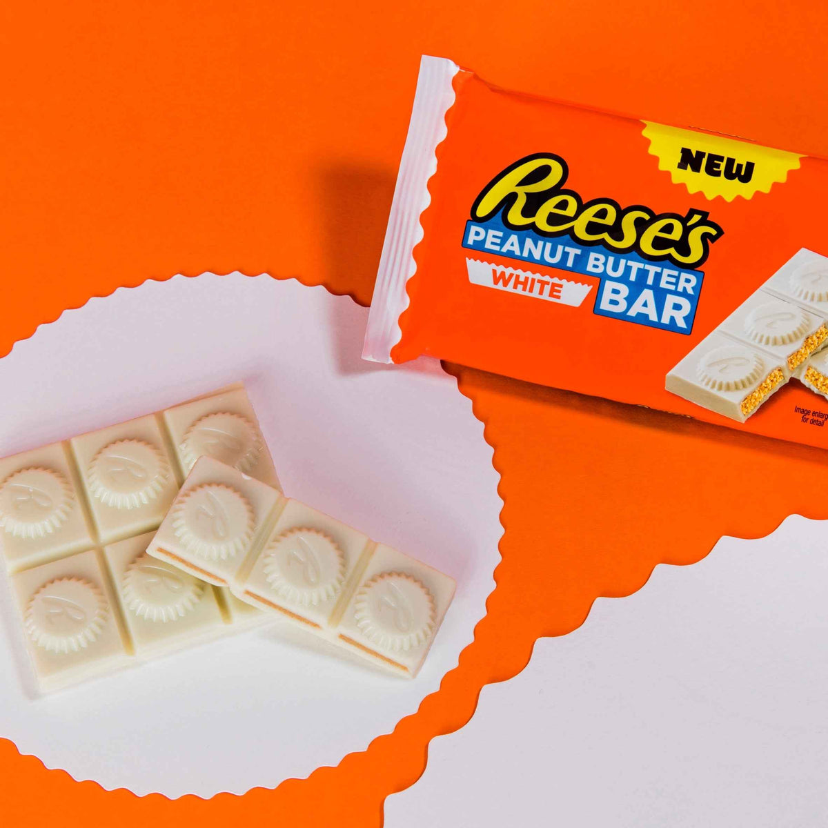 Peanut Butter White Chocolate Bar 90g by Reese's