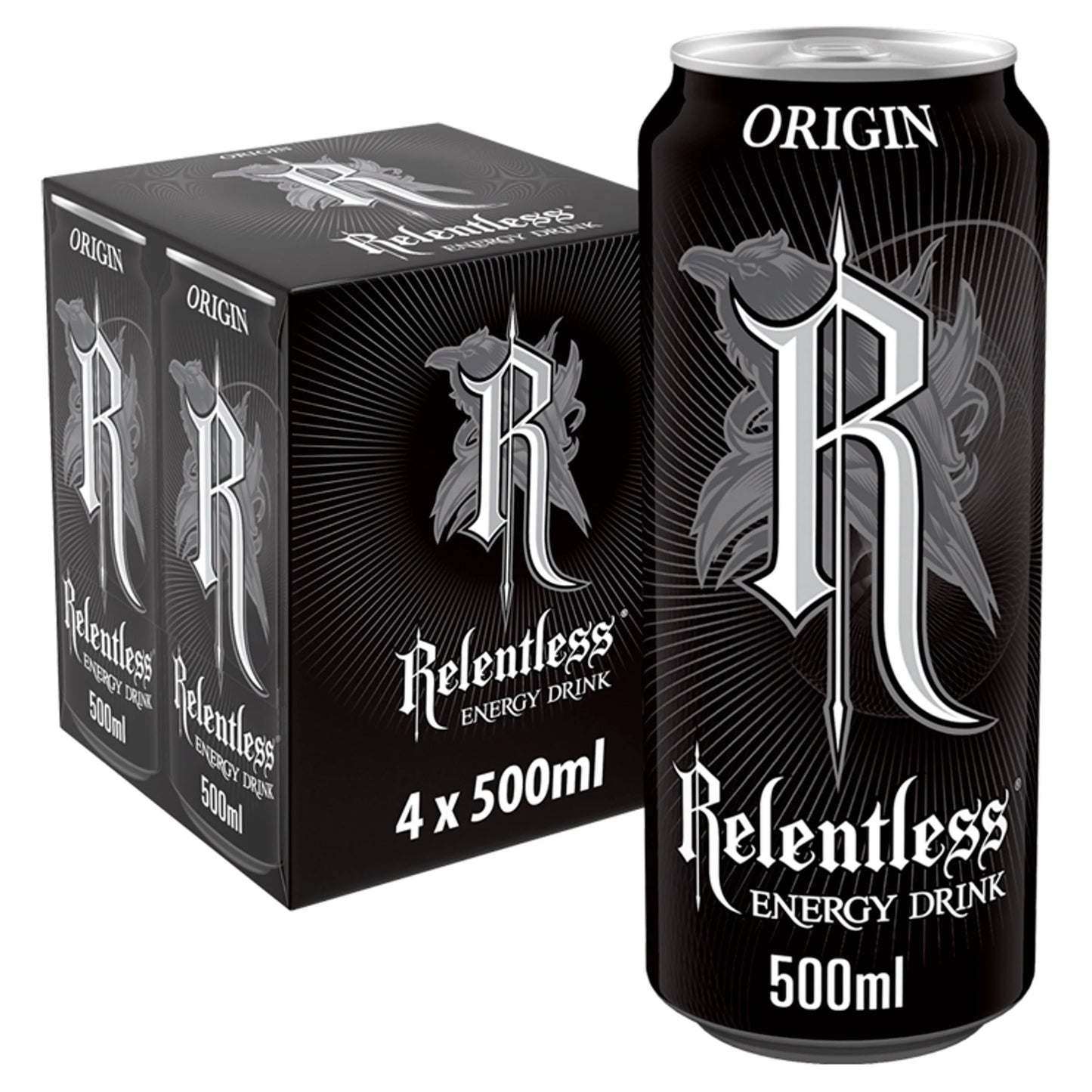Origin Energy Drink 4x500ml by RELENTLESS