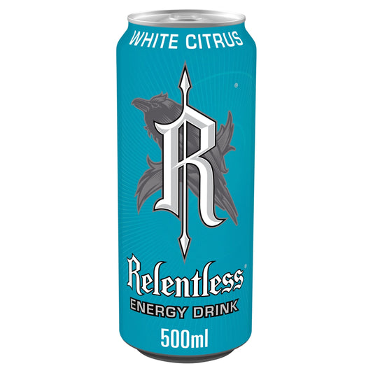 White Citrus Energy Drink 500ml by RELENTLESS