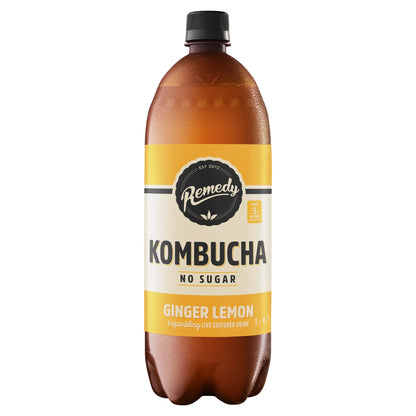 Kombucha Ginger Lemon 1l by REMEDY