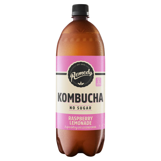 Kombucha Raspberry Lemonade 1l by REMEDY