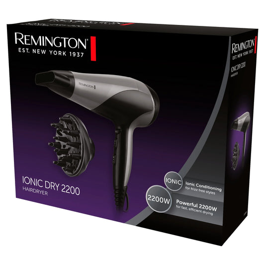 Black/silver Ionic Dry 2200 by REMINGTON