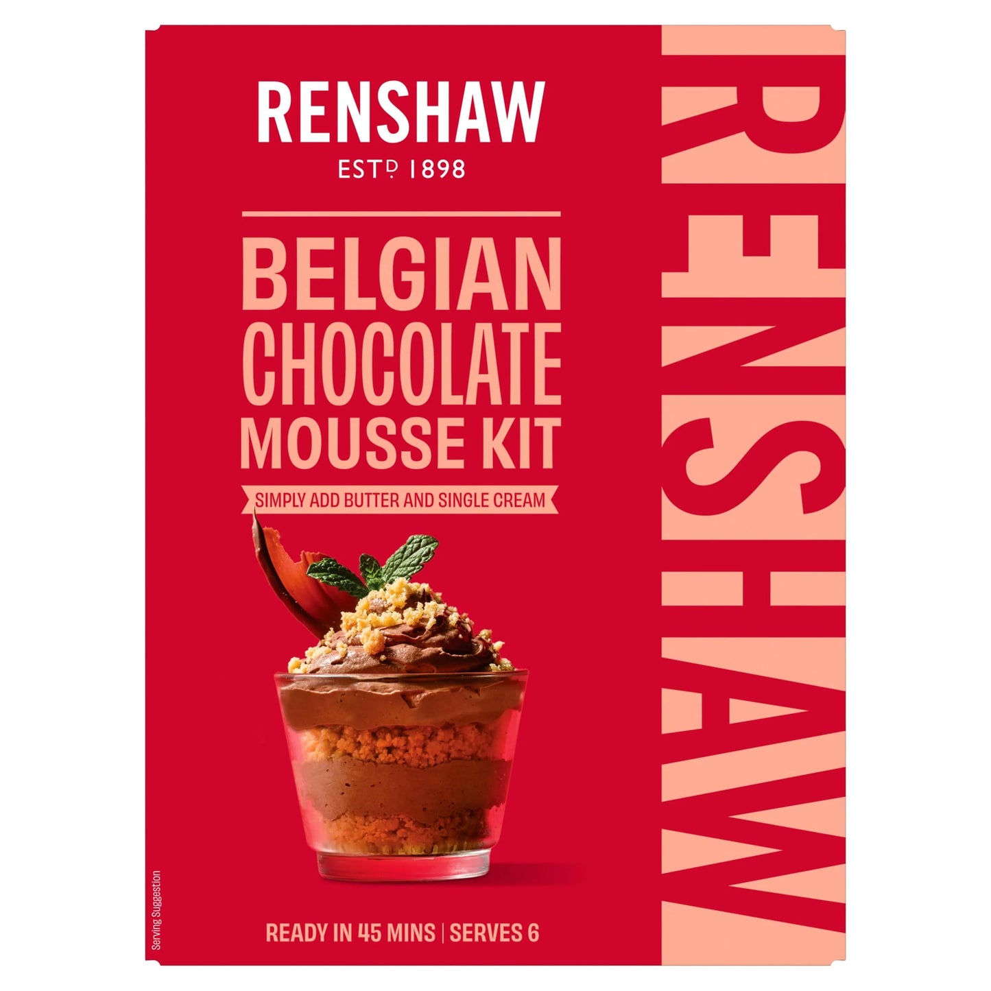 Belgian Chocolate Mousse Kit 345g by Renshaw