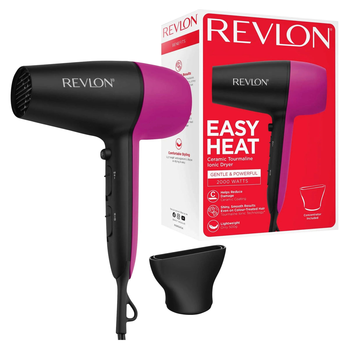 Easy Heat Ceramic Tourmaline Ionic by REVLON