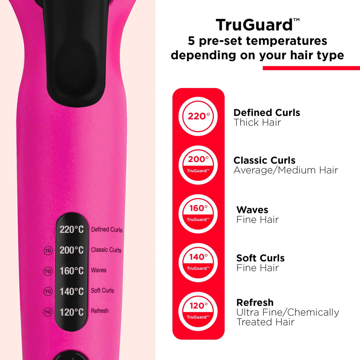 Easy Heat Precision Ceramic Curler 25mm by REVLON