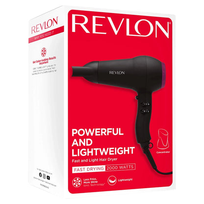Fast & Light 2000w Hair Dryer by REVLON