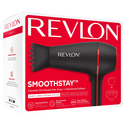 Smoothstay Coconut Oil Hair Dryer by REVLON