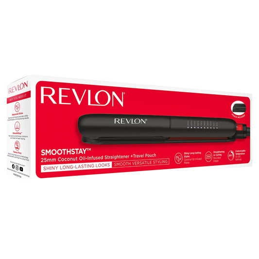 Smoothstay Coconut Oil Infused Straightener by REVLON