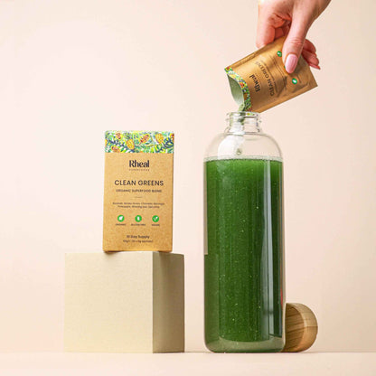 Clean Greens 10x5g by RHEAL SUPERFOODS