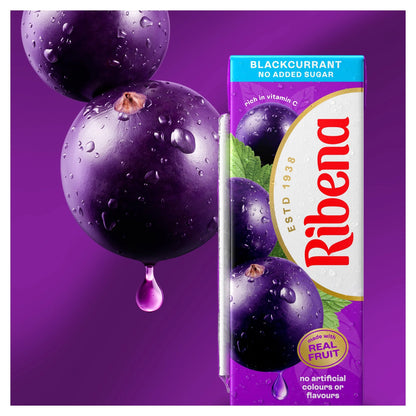 Blackcurrant Juice Drink Cartons No by RIBENA