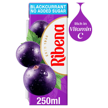Blackcurrant No Added Sugar Juice by RIBENA at The British Vault