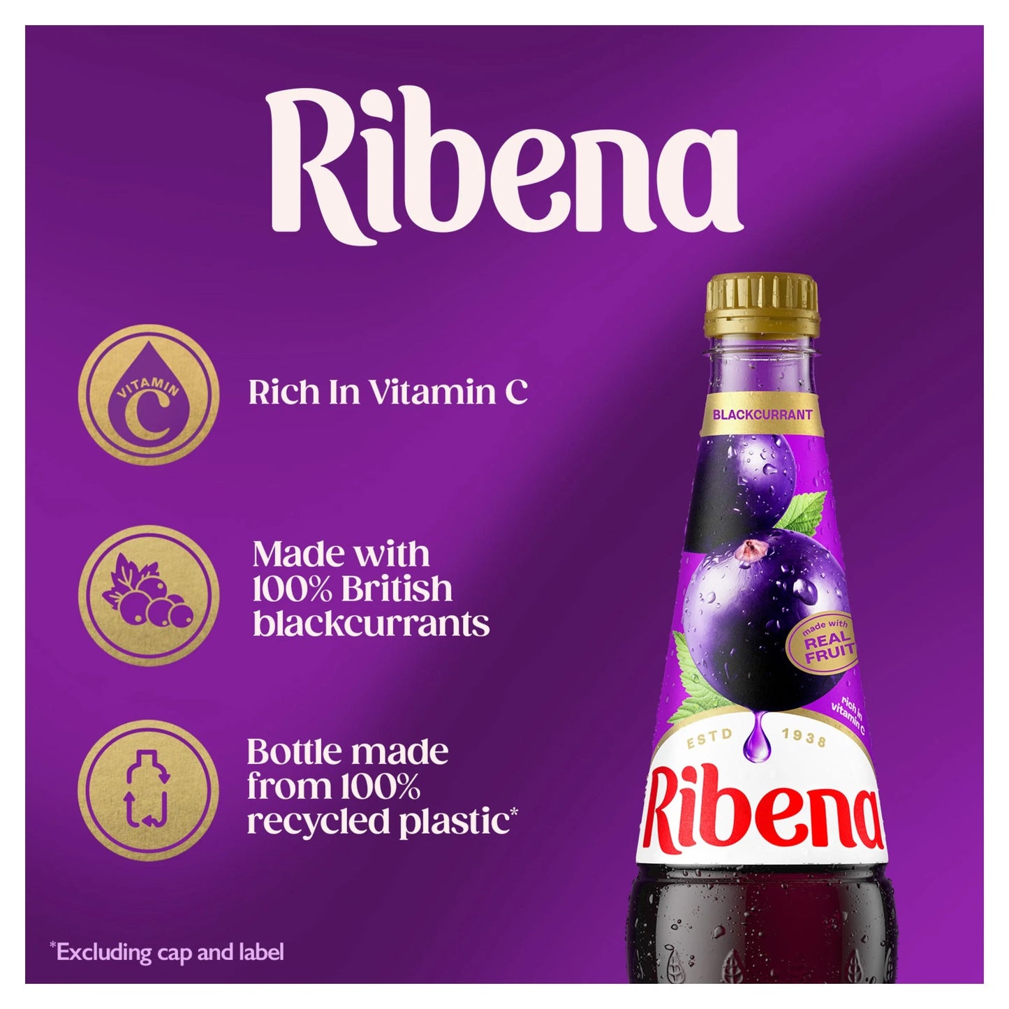 Blackcurrant Squash 1.5l by RIBENA
