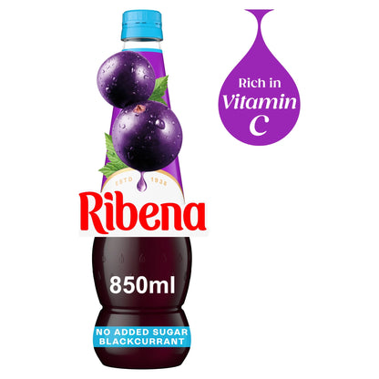 Blackcurrant Squash No Added Sugar by RIBENA