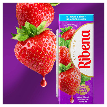 Strawberry Juice Drink Cartons No by RIBENA