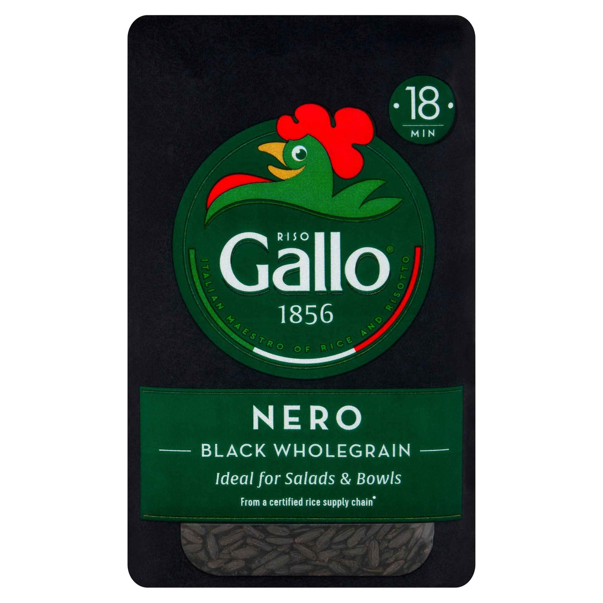 Nero Black Wholegrain Rice 500g by RISO GALLO