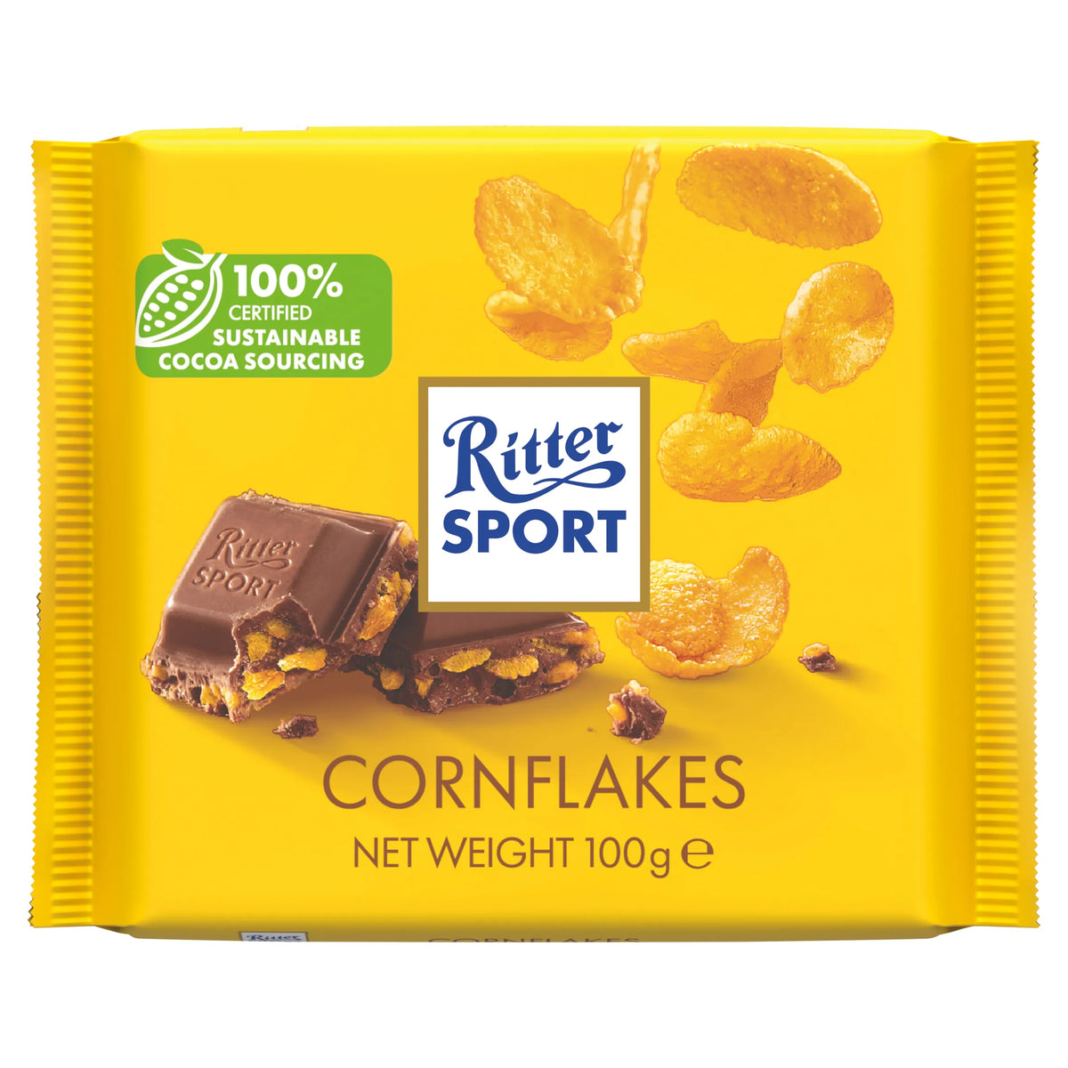 Cornflake 100g by Ritter SPORT at The British Vault