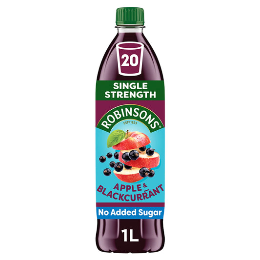 Apple & Blackcurrant No Added Sugar by ROBINSONS