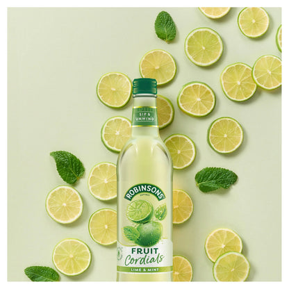 Crushed Lime & Mint Fruit Cordial by ROBINSONS