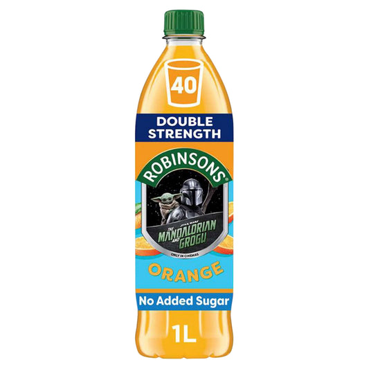 Double Strength Orange No Added Sugar Squash 1l by ROBINSONS