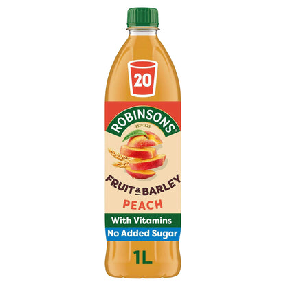 Fruit & Barley With Vitamins Peach by ROBINSONS