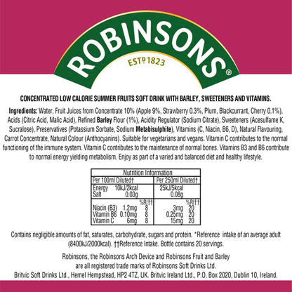 Fruit & Barley With Vitamins Summer by ROBINSONS