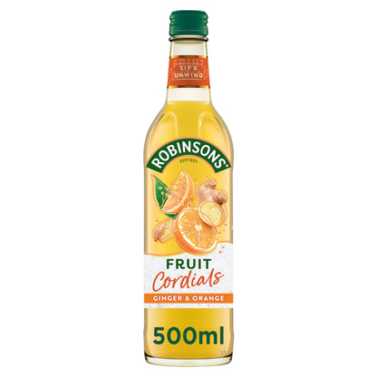 Fruit Cordials - Ginger & Orange by ROBINSONS