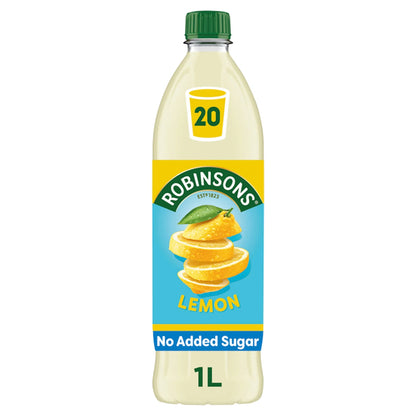 Lemon No Added Sugar Squash 1l by ROBINSONS