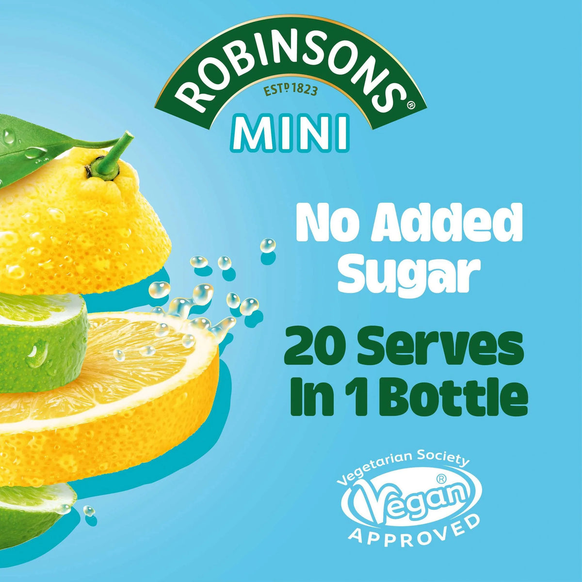 Mini Lemon & Lime No Added Sugar by ROBINSONS