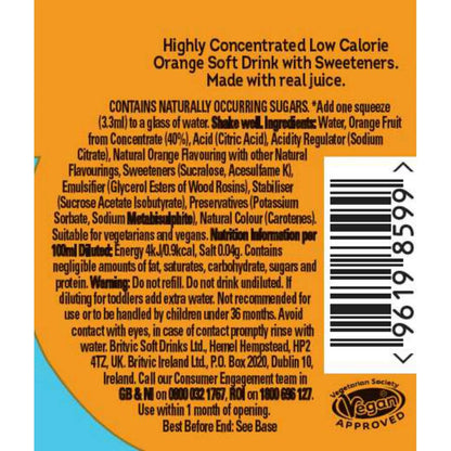Mini Orange On-the-go Squash 66ml by ROBINSONS