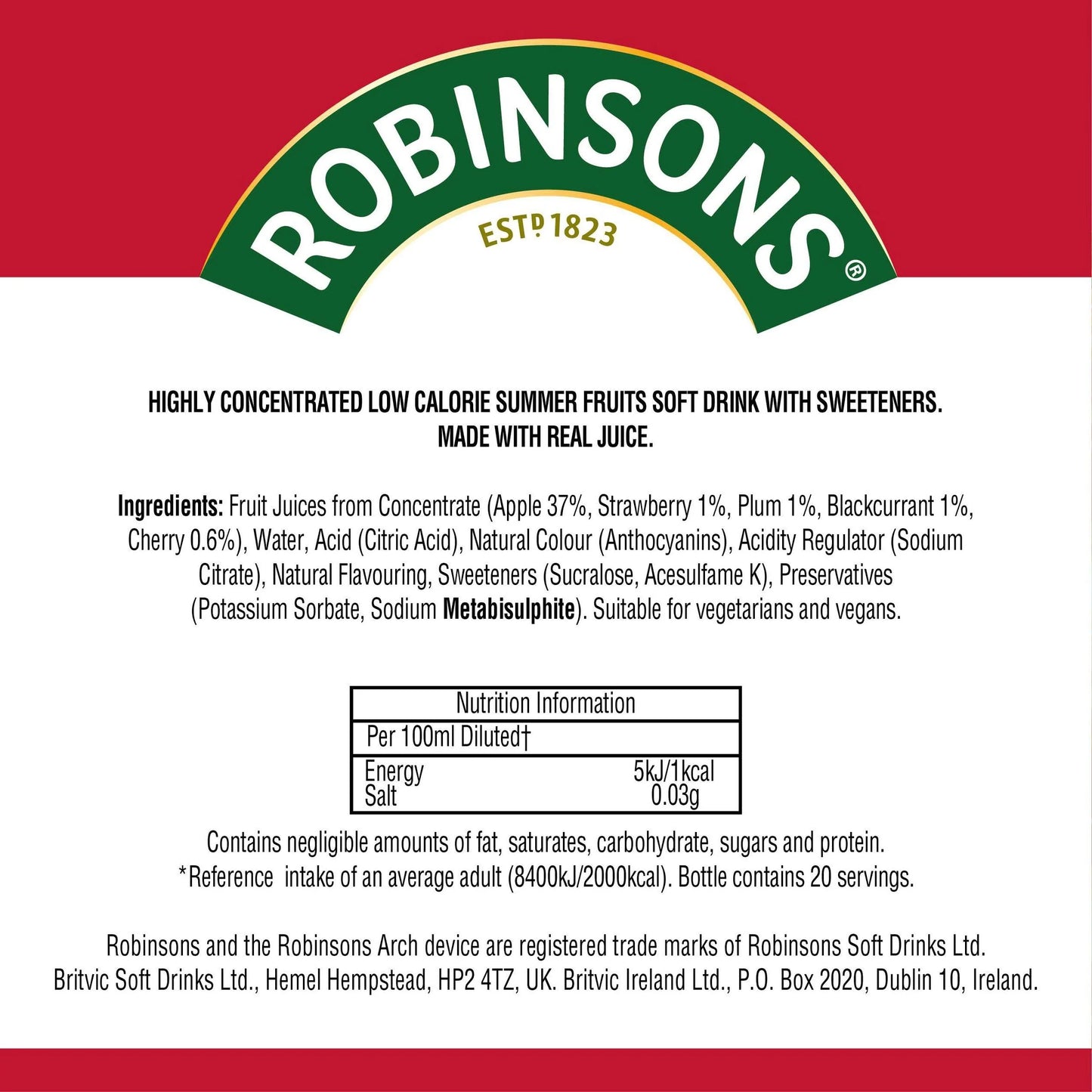Mini Summer Fruits On-the-go Squash by ROBINSONS
