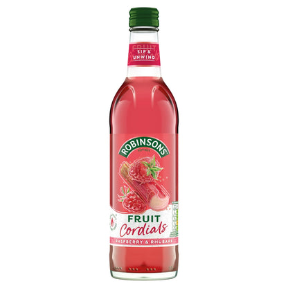 Raspberry, Rhubarb & Orange Blossom Fruit Cordial 500ml by ROBINSONS