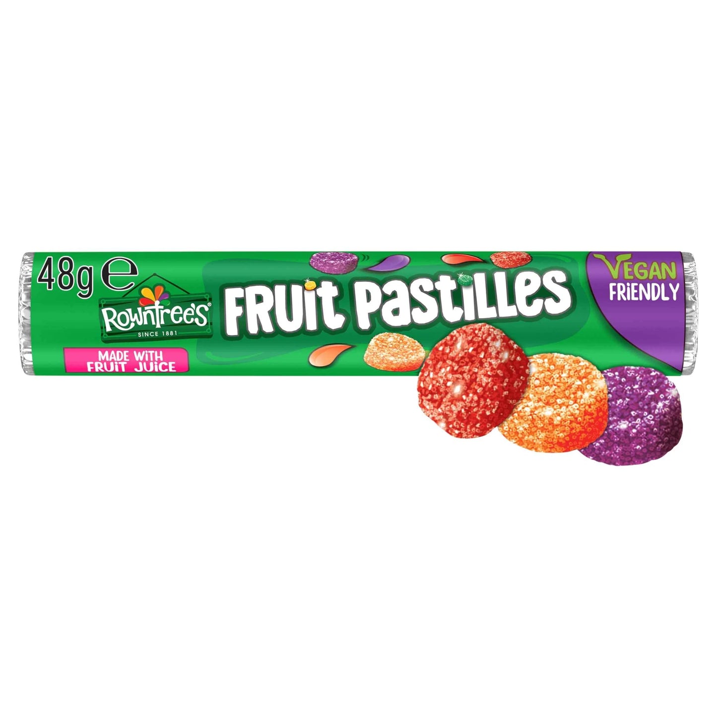 Fruit Pastilles Sweets 48g by Rowntree's