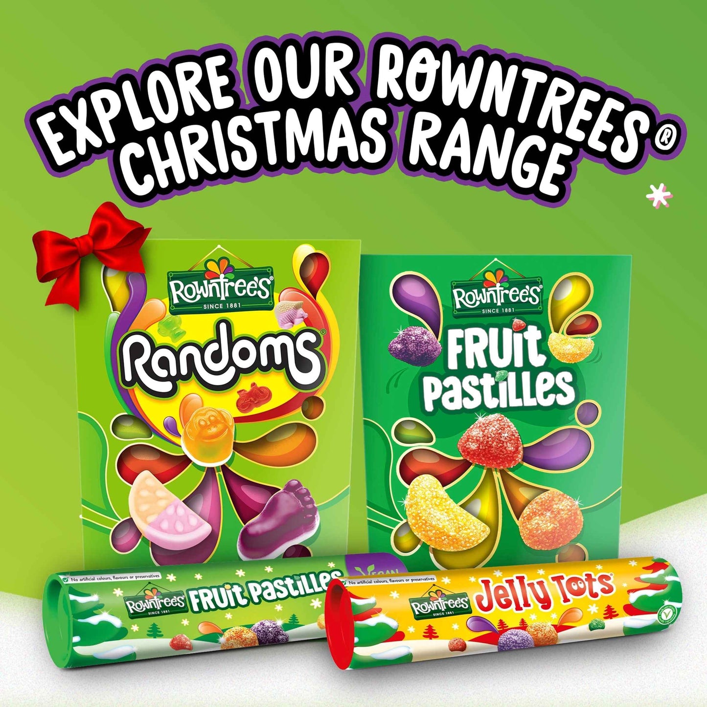 Fruit Pastilles Sweets Carton 320g by Rowntree's