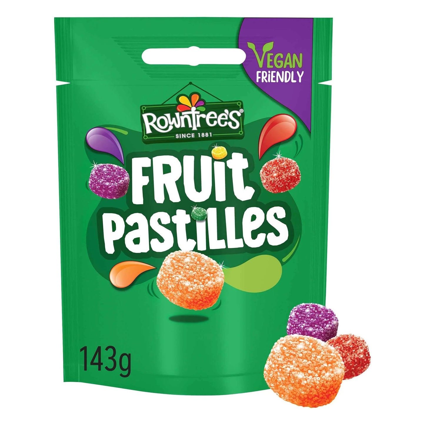 Rowntree's Fruit Pastilles Sweets Sharing Bag by ROWNTREES