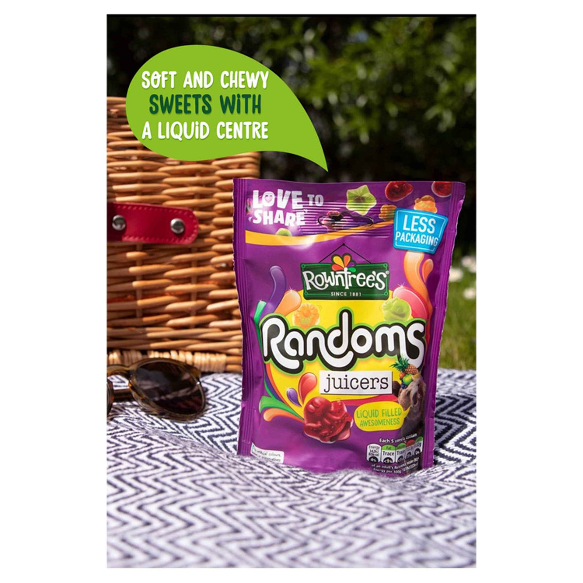 Rowntree's Randoms Juicers Sweets Sharing Bag by ROWNTREES