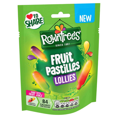 Fruit Pastilles Lollies 130g by ROWNTREES