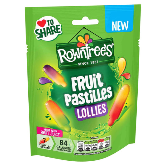Fruit Pastilles Lollies 130g by ROWNTREES