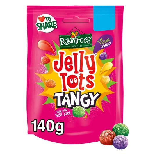 Rowntrees Jelly Tots Tangy Sweets Sharing Bag by Rowntree's