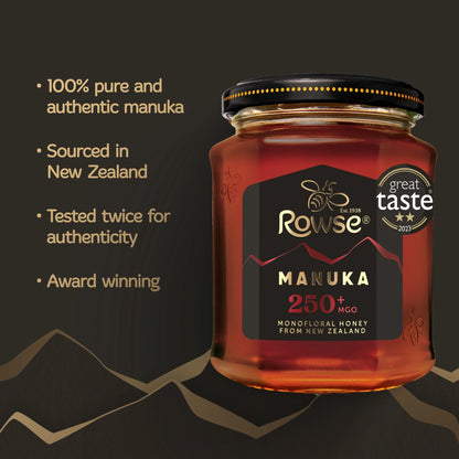 Authentic Manuka New Zealand Honey 250+ by Rowse