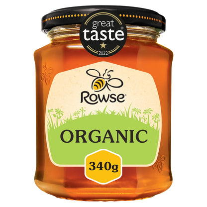 Organic Clear Honey 340g by Rowse
