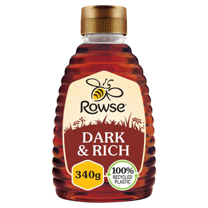 Squeezy Honey Dark & Rich 340g by Rowse