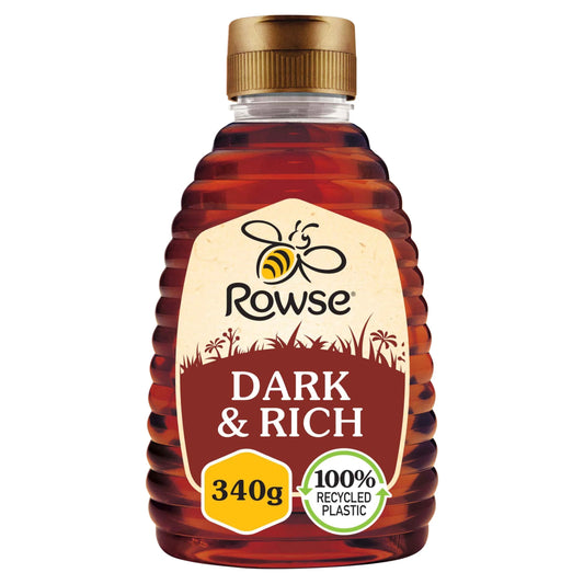 Squeezy Honey Dark & Rich 340g by Rowse