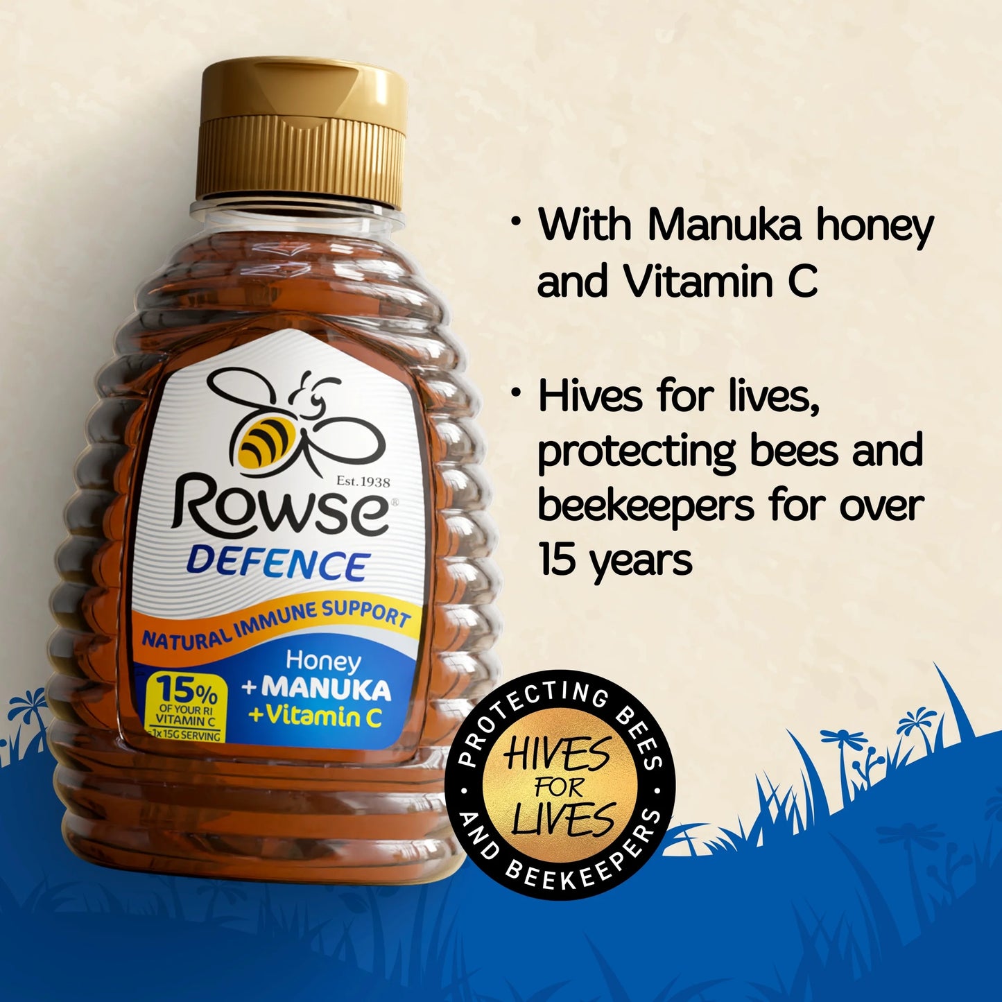 Supahoney With Manuka & Vitamin C 250g by Rowse