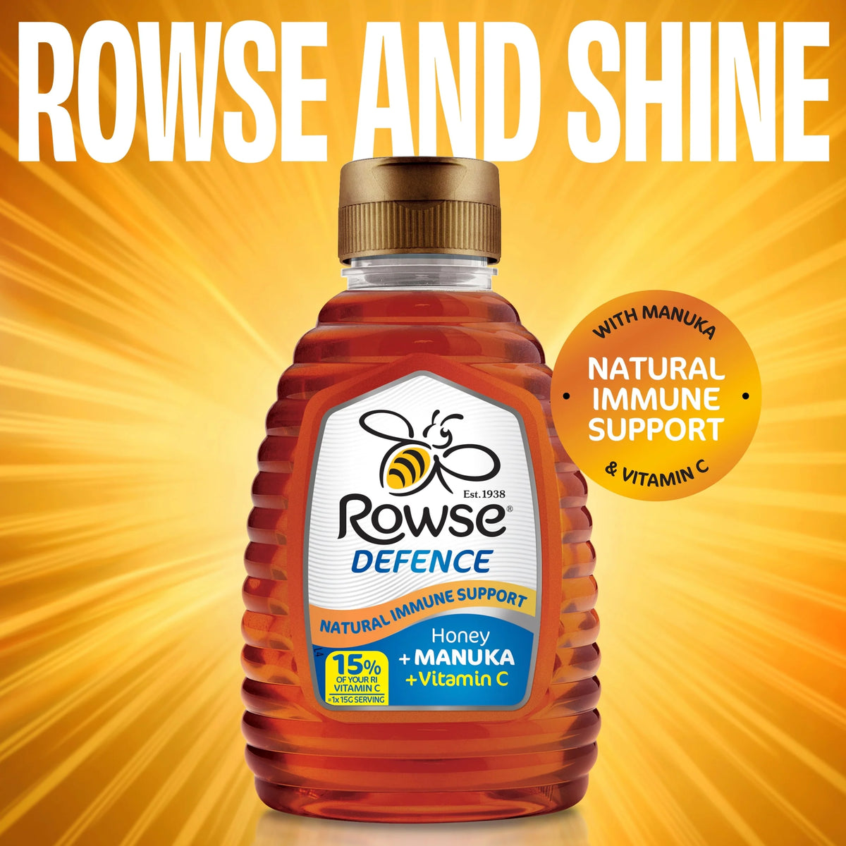 Supahoney With Manuka & Vitamin C 250g by Rowse