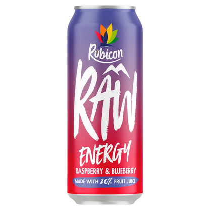 Raw Energy Raspberry Blueberry 500ml by Rubicon