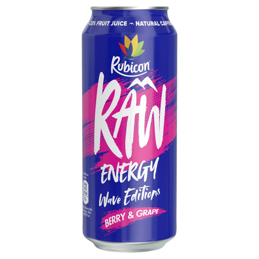 Raw Energy Wave Berry & Grape 500ml by Rubicon